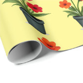 ブルーミンおもしろい花 ラッピングペーパー (ロールコーナー)