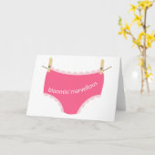 ブルーミンの素晴らしい祝いカード カード (黄色い花)