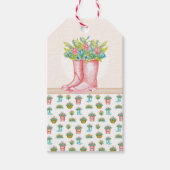 ブルーミングかわいらしギフトラベル ギフトタグ (正面)