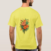 ブルーミングの猶予フローラT型 Tシャツ (裏面)