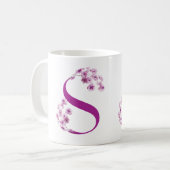 ブルーミングアルファベットマグ コーヒーマグカップ (正面左)