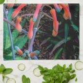 ブルーミングアロエプラントキッチンタオル キッチンタオル (折り畳み)