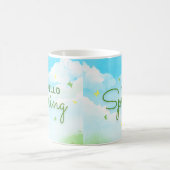 ブルーミングイースターカップ：こんにちは春 コーヒーマグカップ (中央)