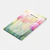 ブルーミングウォーターカラー春チューリップガーデン ポストイット (アングル)