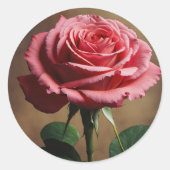 ブルーミングエレガンスバラステッカーコレクション ラウンドシール (正面)