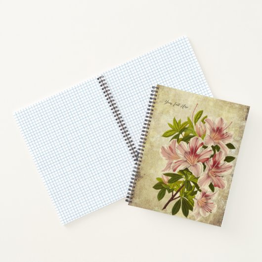 ブルーミングエレガンス:ハイビスカスノートブック ノートブック (内部)