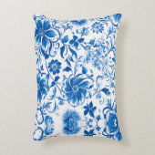 ブルーミングエレガンス：フローラ装飾用クッション アクセントクッション (正面(垂直))