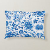 ブルーミングエレガンス：フローラ装飾用クッション アクセントクッション (裏面)