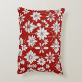 ブルーミングエレガンス：フローラ装飾用クッション アクセントクッション (裏面(縦))