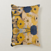 ブルーミングエレガンス：フローラ装飾用クッション アクセントクッション (正面(垂直))