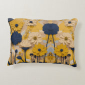 ブルーミングエレガンス：フローラ装飾用クッション アクセントクッション (裏面)