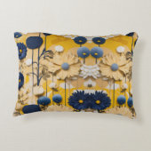 ブルーミングエレガンス：フローラ装飾用クッション アクセントクッション (裏面)