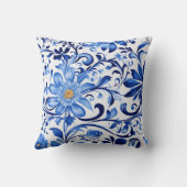 ブルーミングエレガンス：フローラ装飾用クッション クッション (裏面)