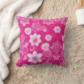 ブルーミングエレガンス：フローラ装飾用クッション クッション (ブランケット)