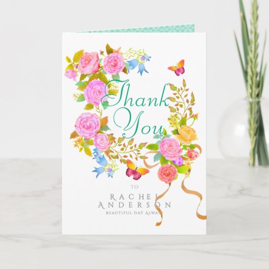 ブルーミングガーデンありがとう シーズンカード (正面)