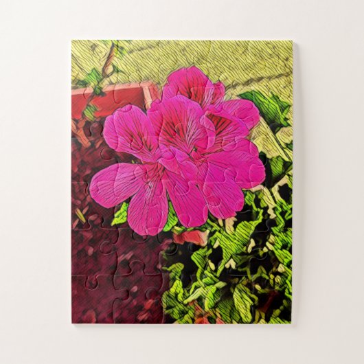 ブルーミングガーデンシンフォニー ジグソーパズル (縦)