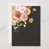 ブルーミングガーデンフローラダーク&ムーディ結婚ーズInvita 招待状 (裏面)