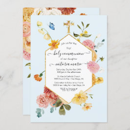 ブルーミングガーデンフローラライト&エアリー第1聖餐式 招待状