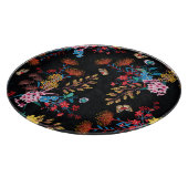 ブルーミングガーデン蝶の自由スタイル カッティングボード (角)