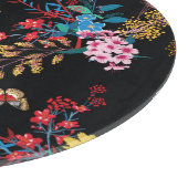 ブルーミングガーデン蝶の自由スタイル カッティングボード (角)