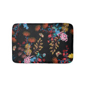 ブルーミングガーデン蝶の自由スタイル バスマット (正面)