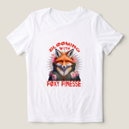 ブルーミングキツネファッション美学 トライブレンドＴシャツ