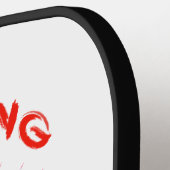 ブルーミングキツネファッション美学 ピックルボールラケット (左詳細)