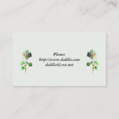 ブルーミングクローバー名刺 名刺 (裏面)