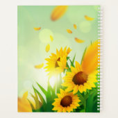 ブルーミングサンフラワーグリーンフィールドプランナー プランナー手帳 (裏面)