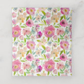 ブルーミングシックフローラ予約結婚席 プレイスカード (内部開封)