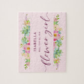 ブルーミングシックフローラ私たちの花の女の子の提案 ジグソーパズル (縦)