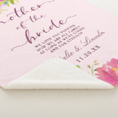 ブルーミングシックミント&赤面マザーオブザブライド シェルパブランケット (3/4)