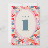 ブルーミングジョイはっきりしたブライトフローラテーブル番号 (裏面)