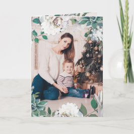 ブルーミングジョイフローラクリスマスフォトカード シーズンカード