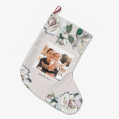 ブルーミングジョイフローラフォトクリスマスストッキング ラージクリスマスストッキング (正面 (吊り時))