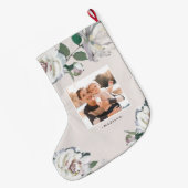 ブルーミングジョイフローラフォトクリスマスストッキング ラージクリスマスストッキング (裏面 (吊り時))
