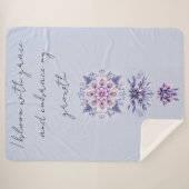 ブルーミングセレニティマンダラシェルパブランケット シェルパブランケット (正面(横))