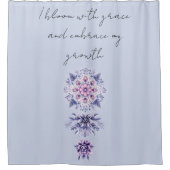 ブルーミングセレニティマンダラシャワーカーテン シャワーカーテン (正面)