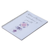 ブルーミングセレニティマンダラスパイラルフォトノートブック ノートブック (左側)