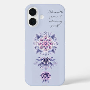 ブルーミングセレニティマンダラiPhone 16ケース iPhone 16ケース