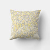 ブルーミングダリアイエローアイリス結婚ズ クッション (裏面)