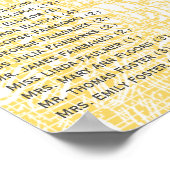 ブルーミングダリアイエローアイリス結婚ズ ポスター (角)