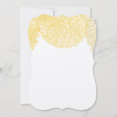 ブルーミングダリアイエローアイリス結婚ズ 招待状 (裏面)