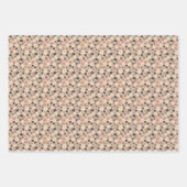 ブルーミングデリートラッピング紙セット ラッピングペーパーシート (正面3)