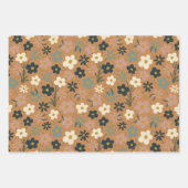 ブルーミングデリートラッピング紙セット ラッピングペーパーシート (正面)