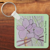 ブルーミングハウスビオレット キーホルダー (正面)