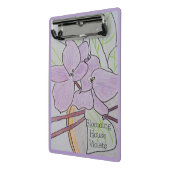 ブルーミングハウスビオレット ミニクリップボード (アングル2)
