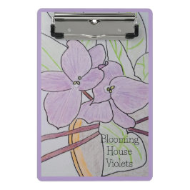 ブルーミングハウスビオレット ミニクリップボード