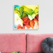 ブルーミングハートキャンバス印刷 キャンバスプリント (インサイチュ (リビング))