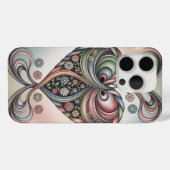 ブルーミングハート – クイリング紙アートのインスピレーション Case-Mate iPhoneケース (裏面 (横))